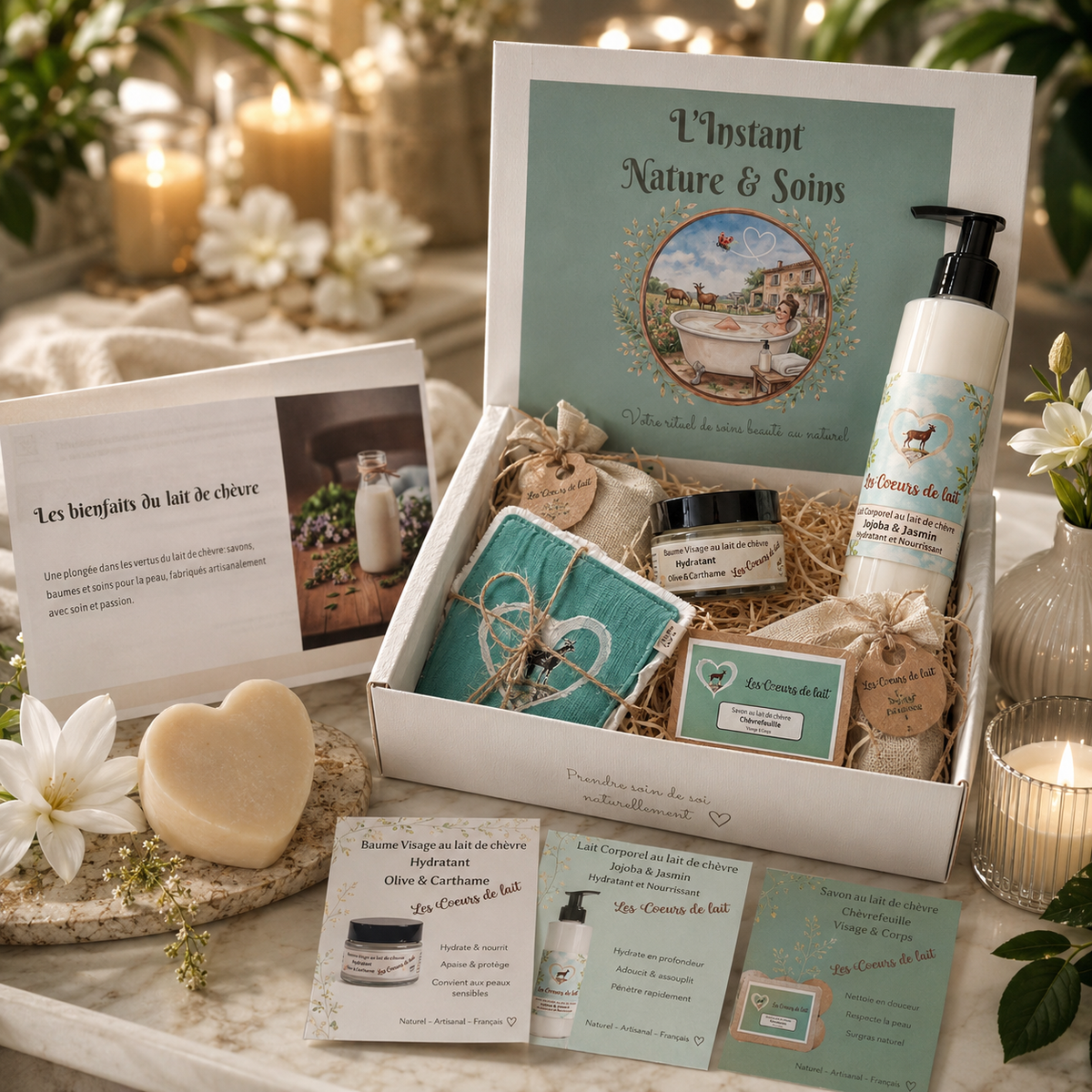 Box Beauté Naturelle au Lait de Chèvre