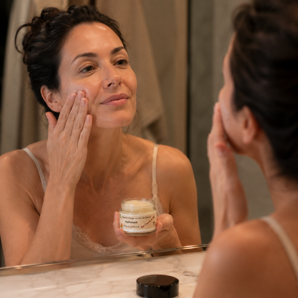 Baume visage Hydratant, Olive & Carthame 010